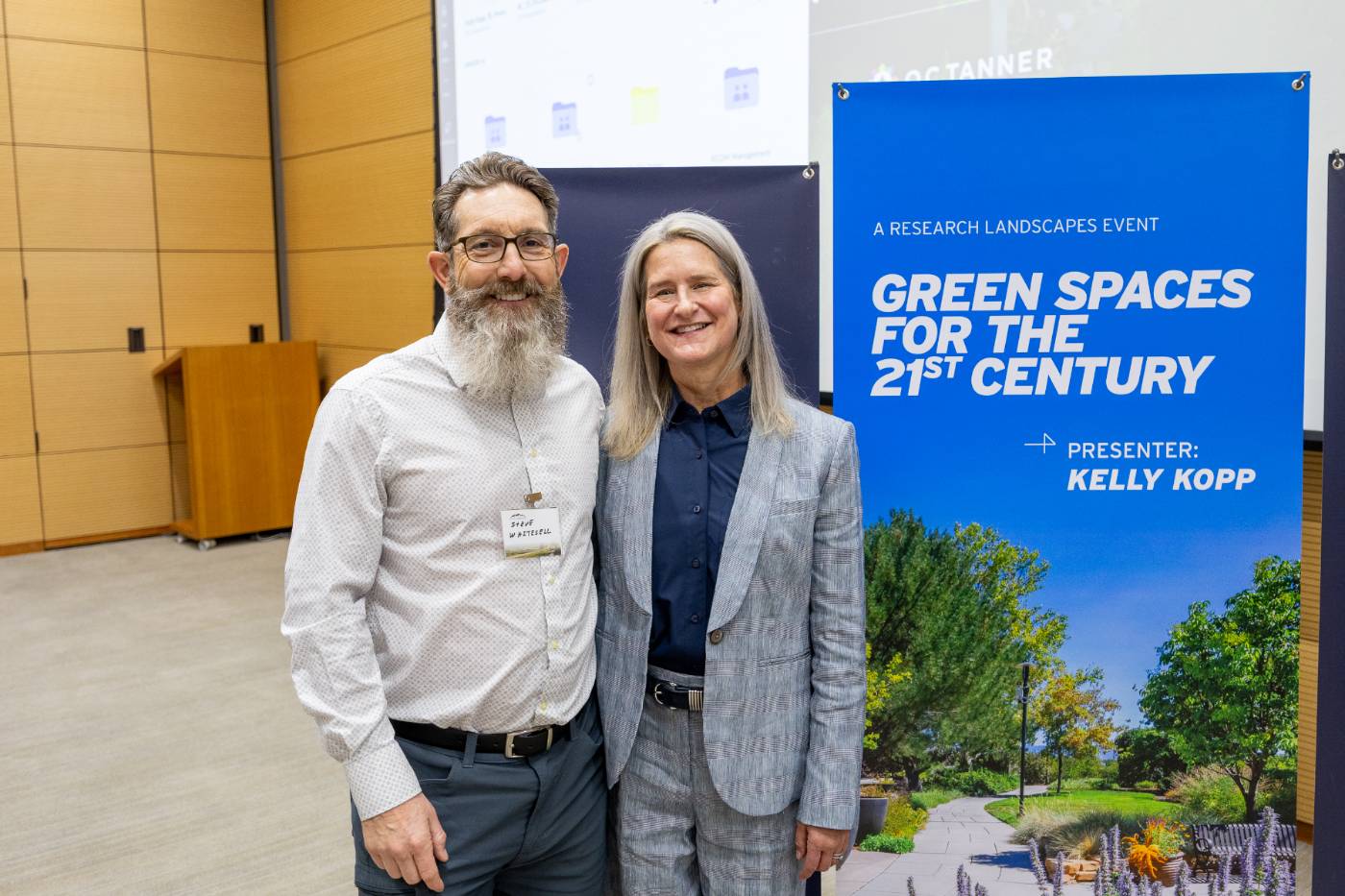 Kelly Kopp with Steve Whitesell